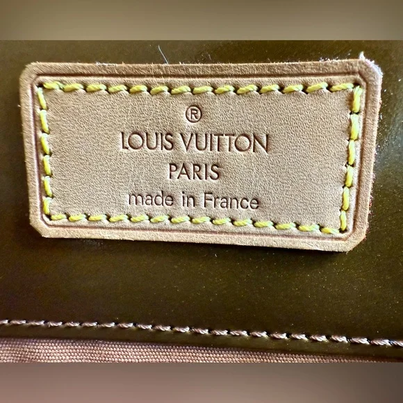 Pre-Loved Louis Vuitton Monogram Vernis Reade MM Women's Tote Bronze